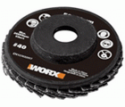 Worx WA7261 - Juego de discos de hojas abrasivas Gr120 para WX741 MakerX