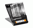 Worx WA8106 - Juego de hojas de sierra de calar para madera y metal anclaje universal