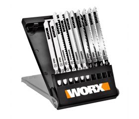 Worx WA8106 - Juego de hojas de sierra de calar para madera y metal anclaje universal