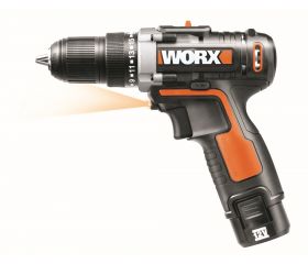 Worx WX128.3 - Taladro Atornillador 12V 2.0Ah (2 bat)