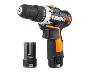 Worx WX128.3 - Taladro Atornillador 12V 2.0Ah (2 bat)