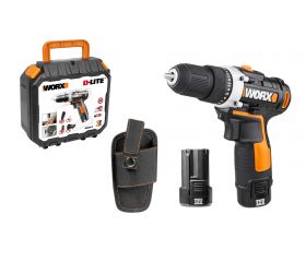 Worx WX128.3 - Taladro Atornillador 12V 2.0Ah (2 bat)