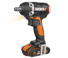 Worx WX279 - Llave Impacto Brushless 20V 2.0Ah (2 bat)