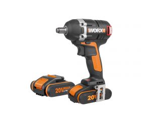 Worx WX279 - Llave Impacto Brushless 20V 2.0Ah (2 bat)