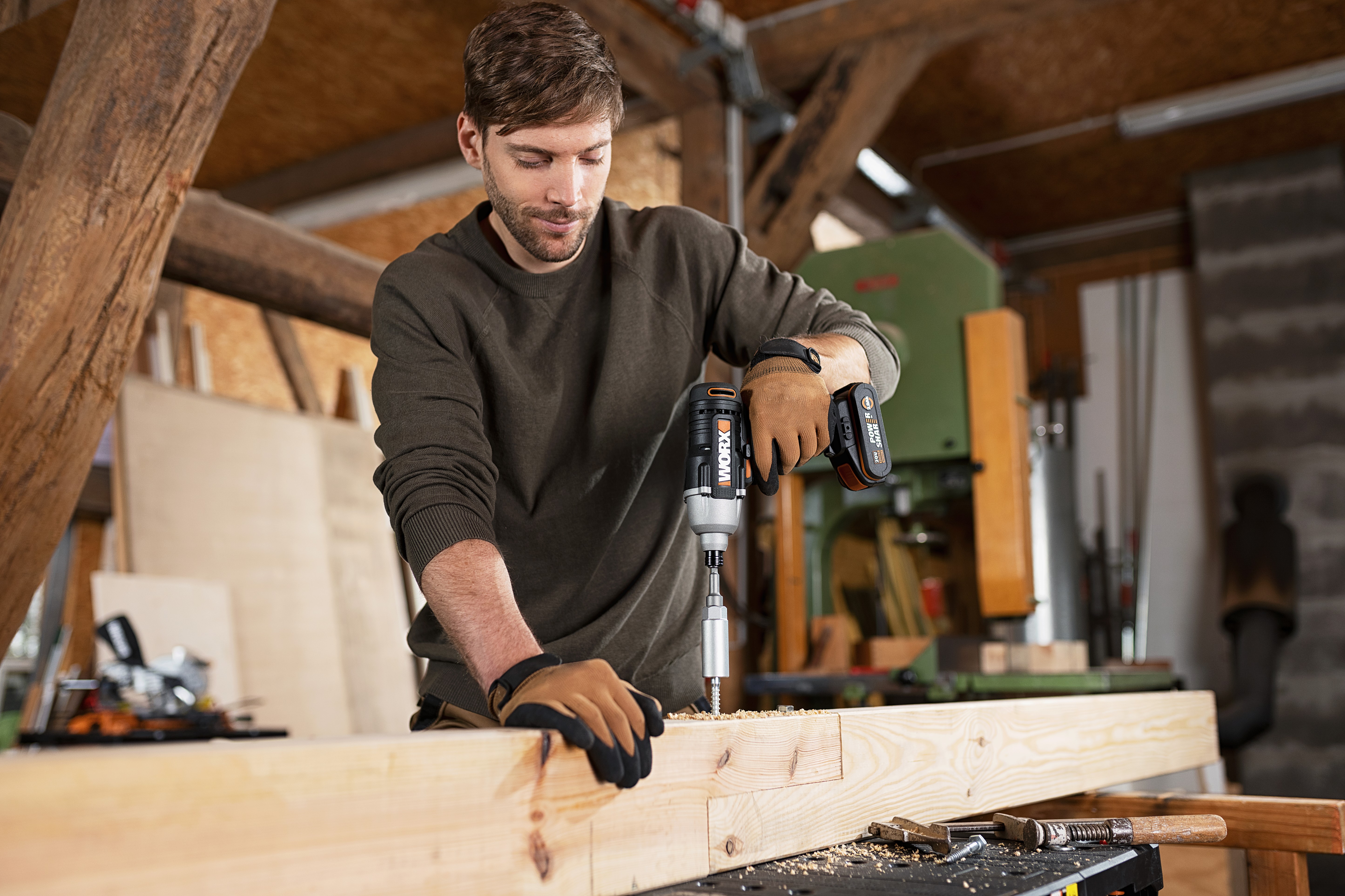 Worx WX291.9 - Atornillador Impacto 20V (S/bat)