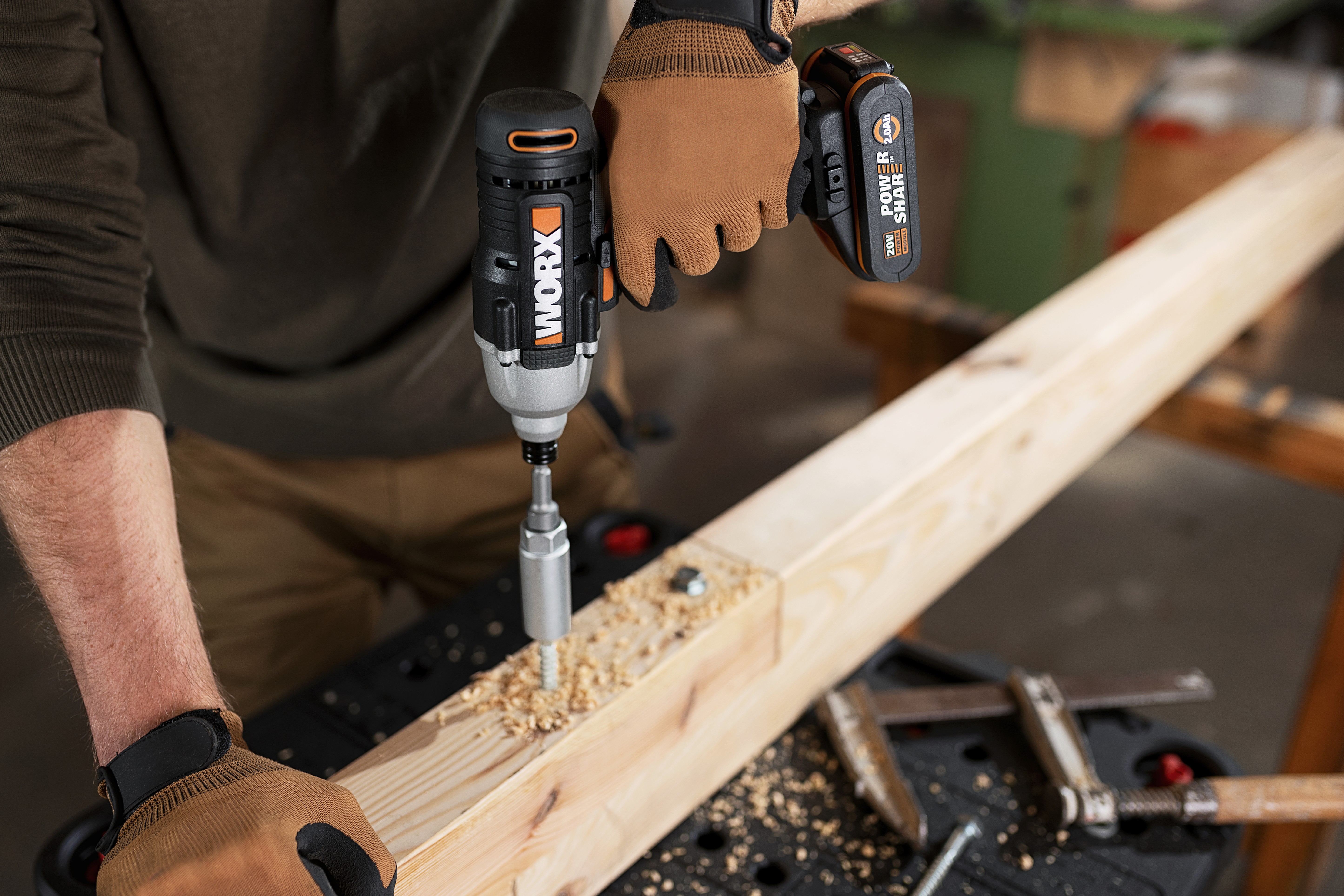 Worx WX291.9 - Atornillador Impacto 20V (S/bat)