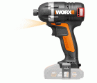 Worx WX292.9 - Atornillador de Impacto Brushless 20V (S/bat)