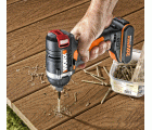 Worx WX292 - Atornillador de Impacto Brushless 20V 2.0Ah (2 bat)