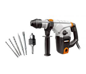 Worx WX333 - Martillo perforador 3 Funciones 1250W 5J