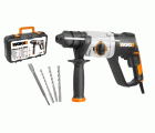 Worx WX339.3 - Martillo horizontal 3 Funciones 800W 2,5J
