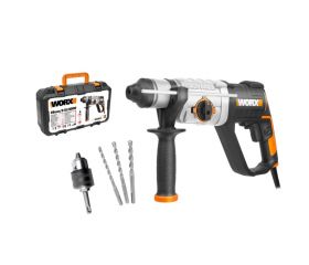 Worx WX339.3 - Martillo horizontal 3 Funciones 800W 2,5J