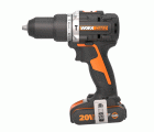 Worx WX352 - Taladro Percutor Brushless 20V 2.0Ah 2 Bat
