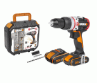 Worx WX354 - Taladro percutor Brushless Slammer Drill 20V 2.0Ah (2 bat)
