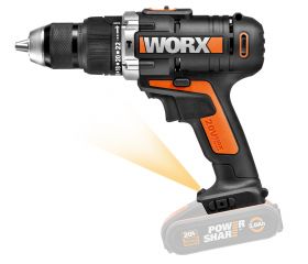 WX372.9 - Taladro Percutor 20V S/bat