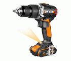Worx WX373 - Taladro percutor Brushless 20V 2.0Ah (2 bat)