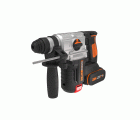 Worx WX380 - Martillo 4F Brushless 2,2J 20V 2 bat (4Ah + 4Ah)
