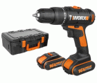 Worx WX385.1 - Taladro percutor 16V 2.0Ah (2 bat)