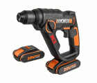 Worx WX390.1 - H3 Martillo / Taladro / Atornillador 20V 2.0Ah (2 bat)
