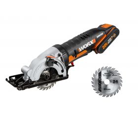 Worx WX527 - Sierra circular Worxsaw 20V (1bat 2.0Ah)