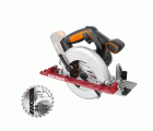 Worx WX530.9 - Sierra circular ExacTrack 20V (S/bat)