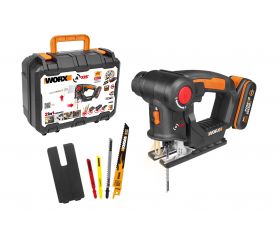 Worx WX550 - Sierra 2en1, sable/calar pendular 20V 2.0Ah (1bat)