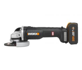Worx WX812 - Amoladora Brushless 125mm 20V 4.0Ah (1 bat)