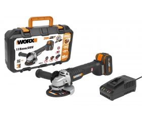 Worx WX813.9 - Amoladora Brushless 115mm 20V S/bat