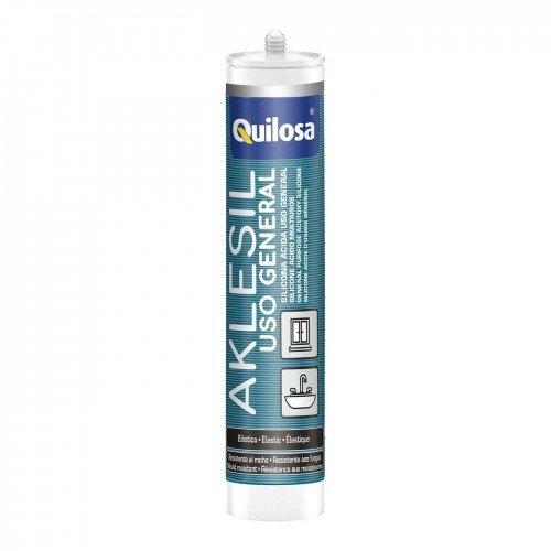 AKLESIL Silicona Ácida Uso General 10% Free 310 ml white