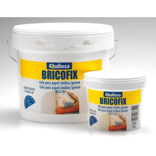 BRICOFIX Cola para papel vinílico 1 l blanco