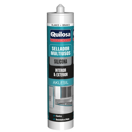 AKLESIL Sellador Multiusos Silicona 300 ml transparente