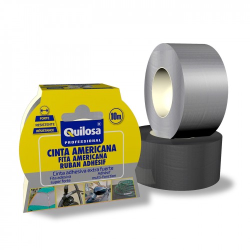 Cinta para conductos 25 m gris