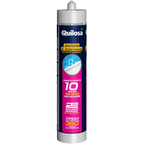 Silicona Baños y Cocinas 280 ml translúcido