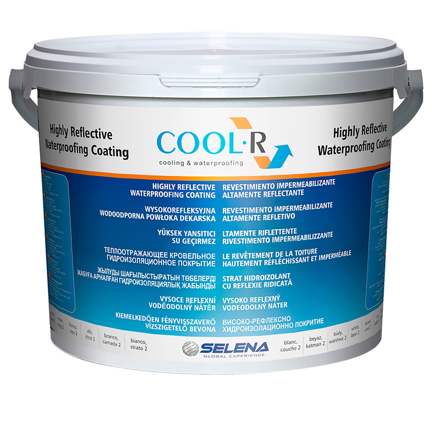 COOL-R Revestimiento impermeabilizante y altamente reflectante para tejados 15 kg blanco