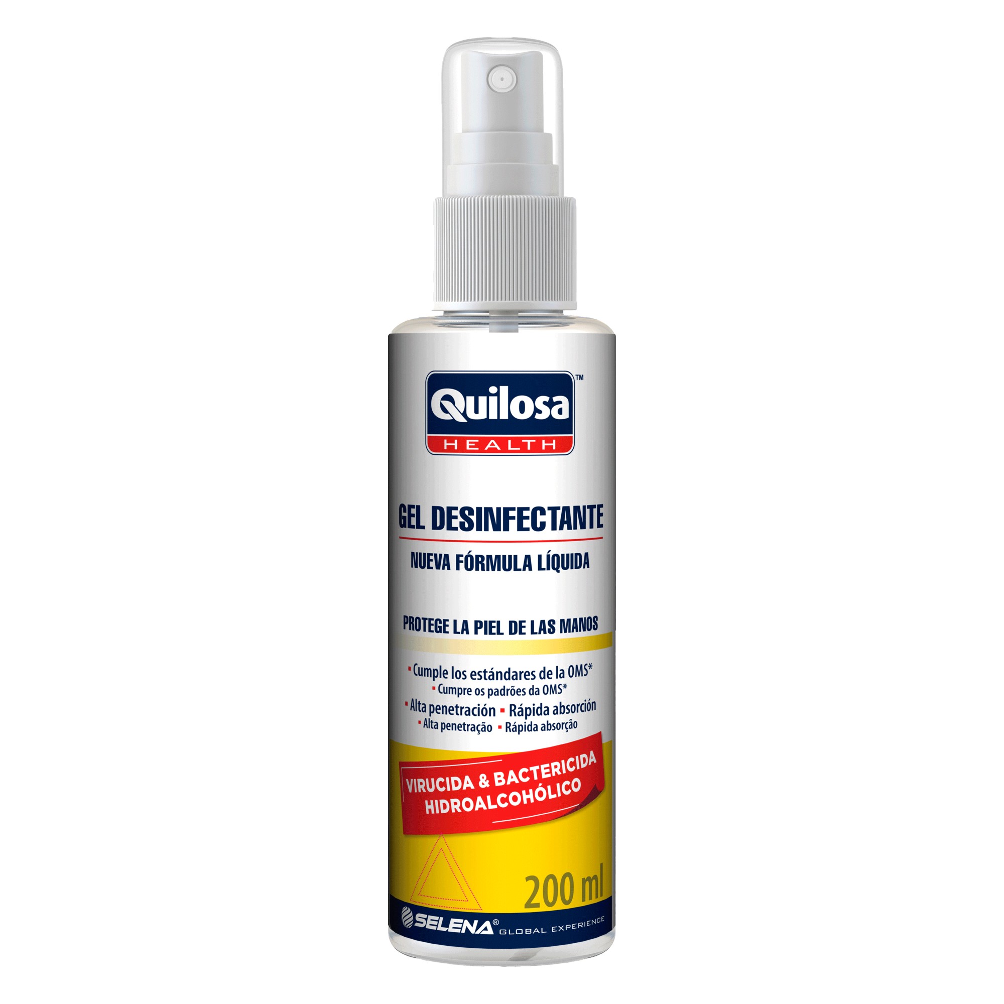 Gel Desinfectante de Manos 200 ml transparente