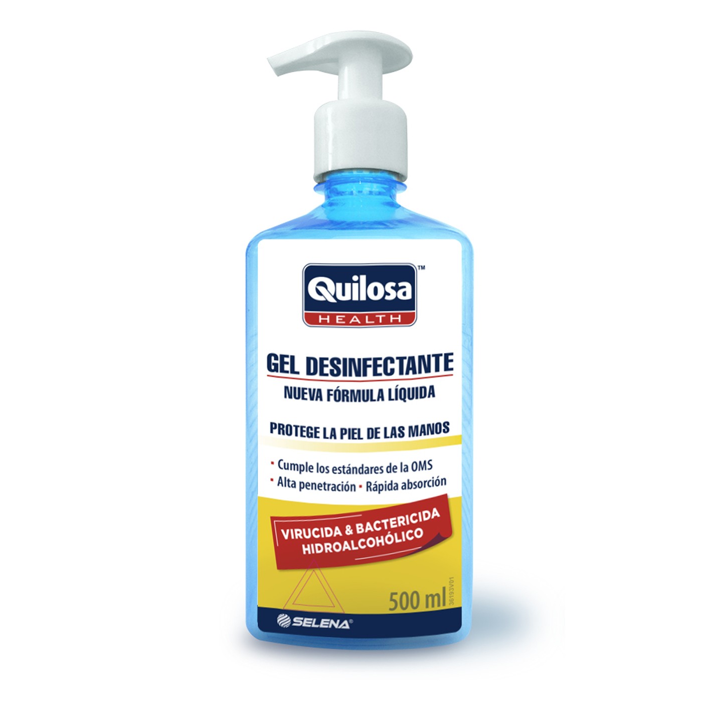 Gel Desinfectante de Manos 500 ml transparente