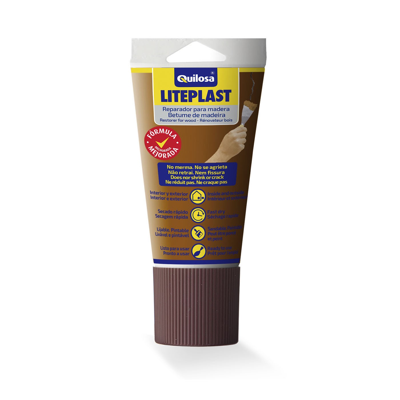 LITEPLAST Reparador para madera 150 ml nogal