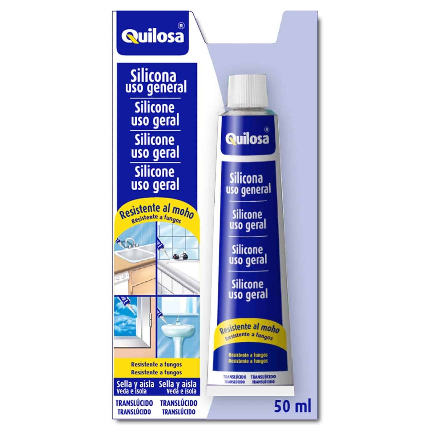 ORBASIL Silicona de Uso General Antimoho 50 ml blanco