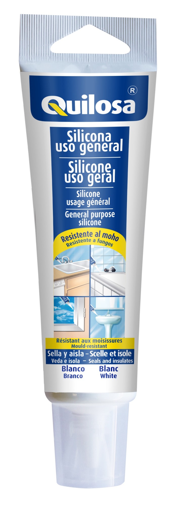 ORBASIL Silicona de Uso General Antimoho 85 ml blanco