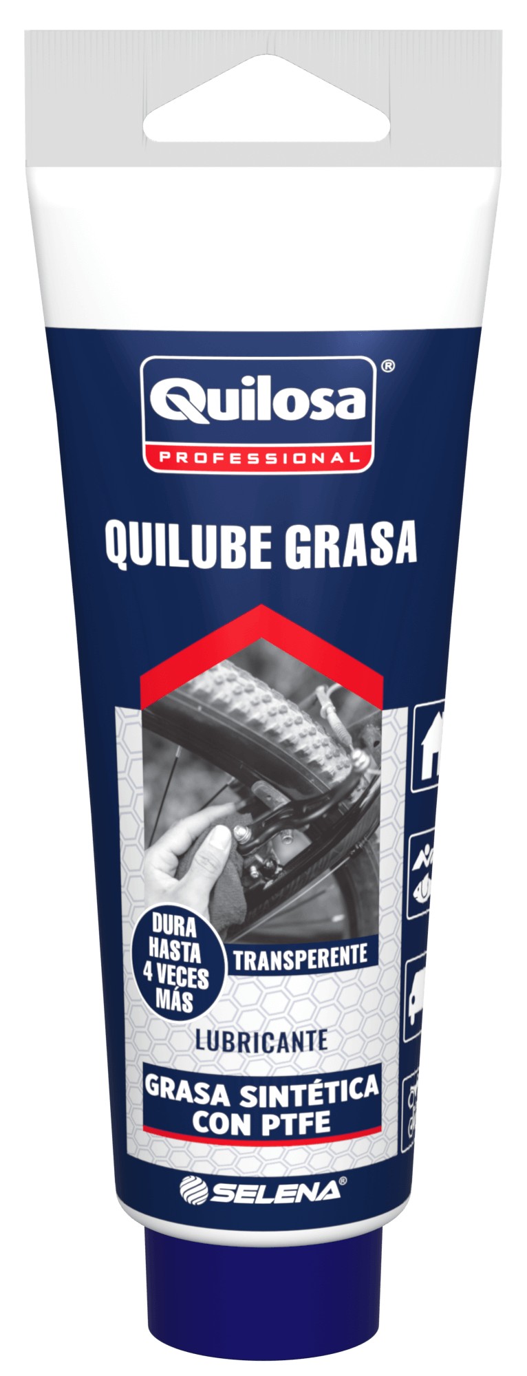 QUILUBE Grasa Sintética con PTFE 5 kg transparente