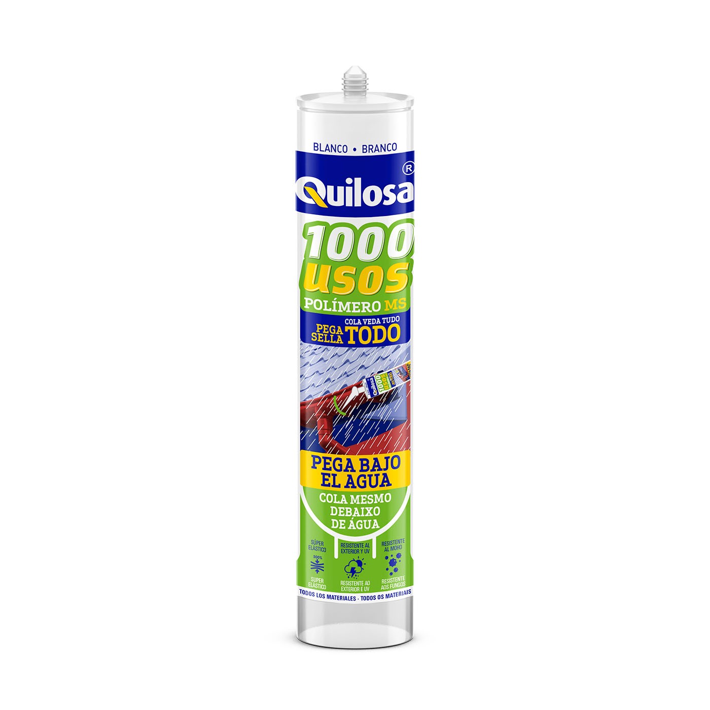 1000 USOS Polímero MS 280 ml blanco