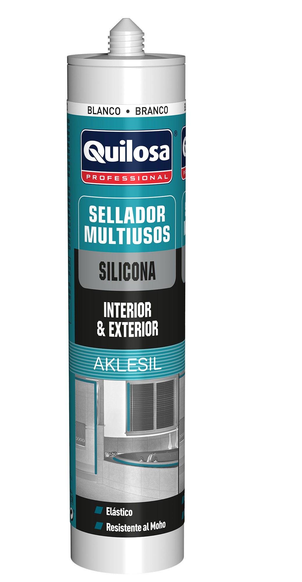 AKLESIL Sellador Multiusos Silicona 300 ml transparente
