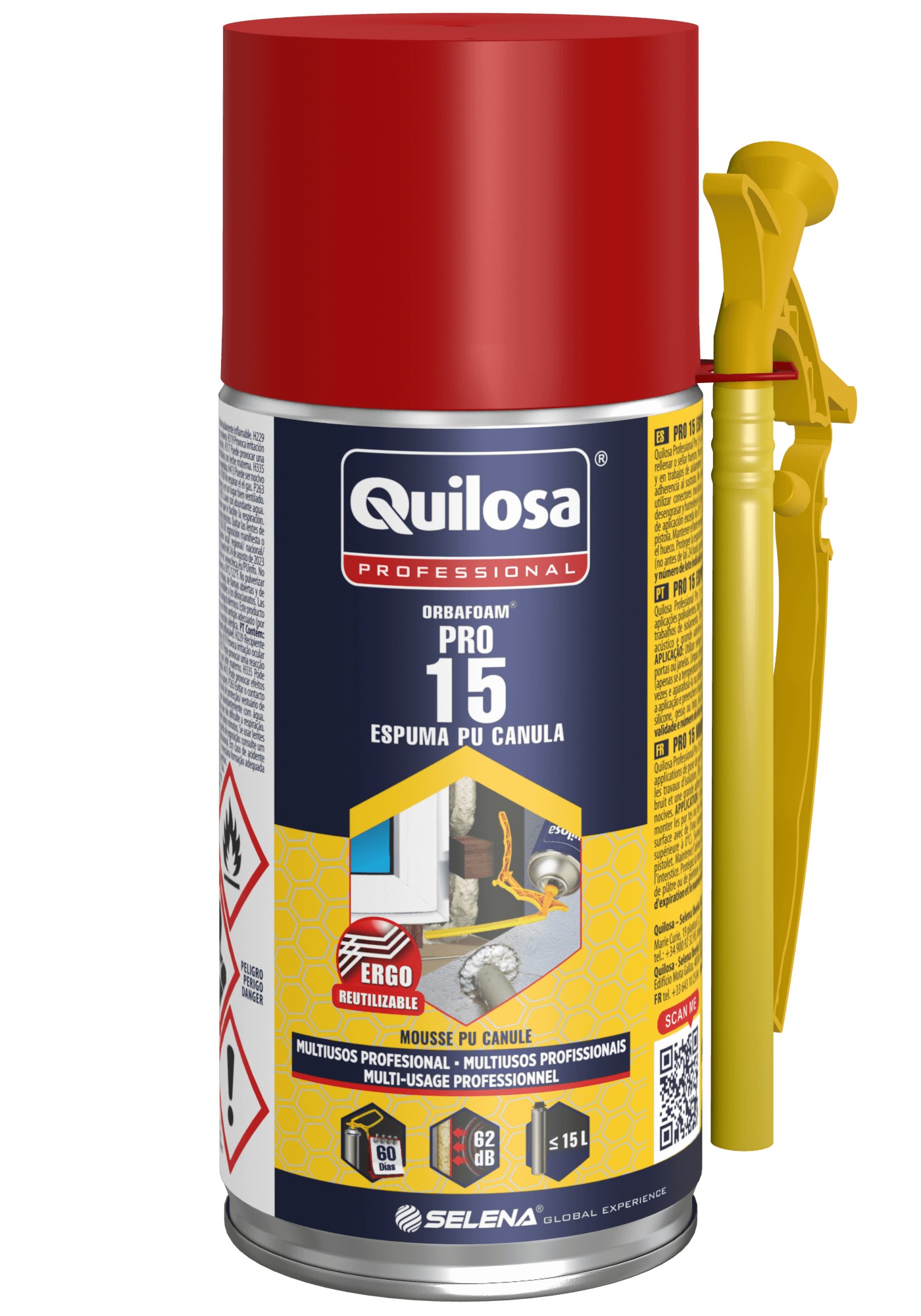 ORBAFOAM PRO 15 Espuma PU Cánula ERGO