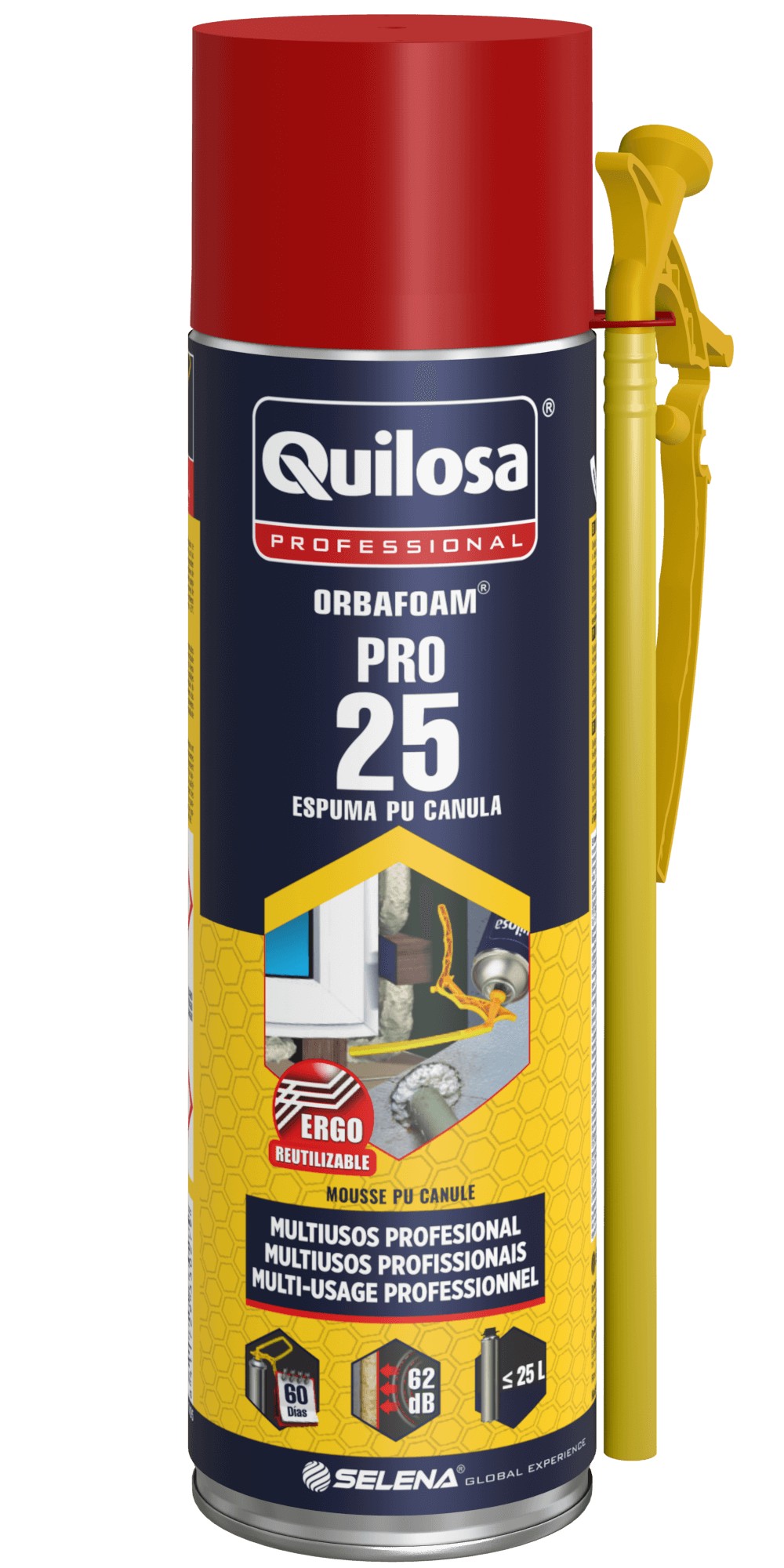 ORBAFOAM PRO 25 Espuma PU Cánula ERGO