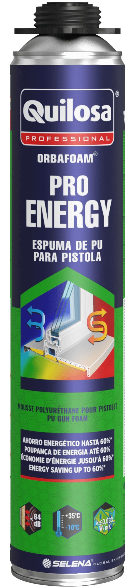 ORBAFOAM Pro Energy Espuma PU Pistola