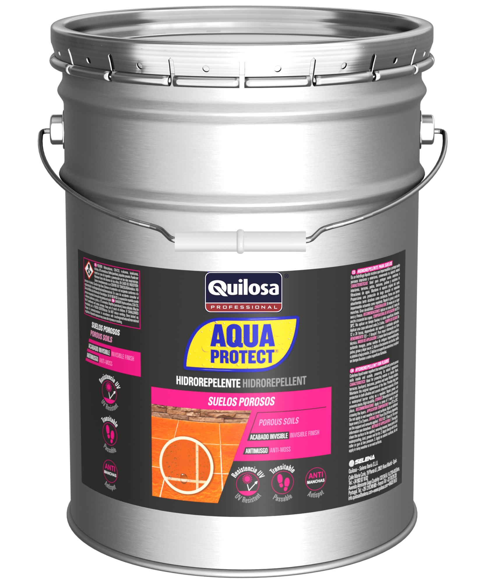 AQUA PROTECT Hidrorepelente Suelos Porosos 750 ml translúcido