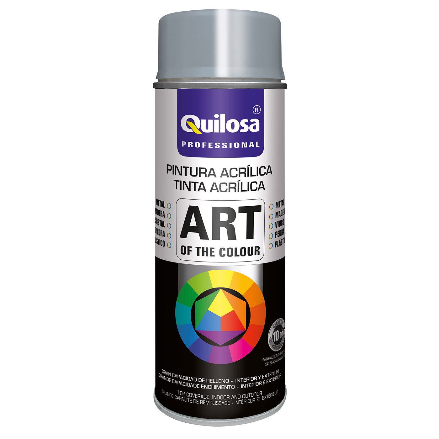 ART OF THE COLOUR Pintura Acrílica 400 ml RAL 7001 gris plata