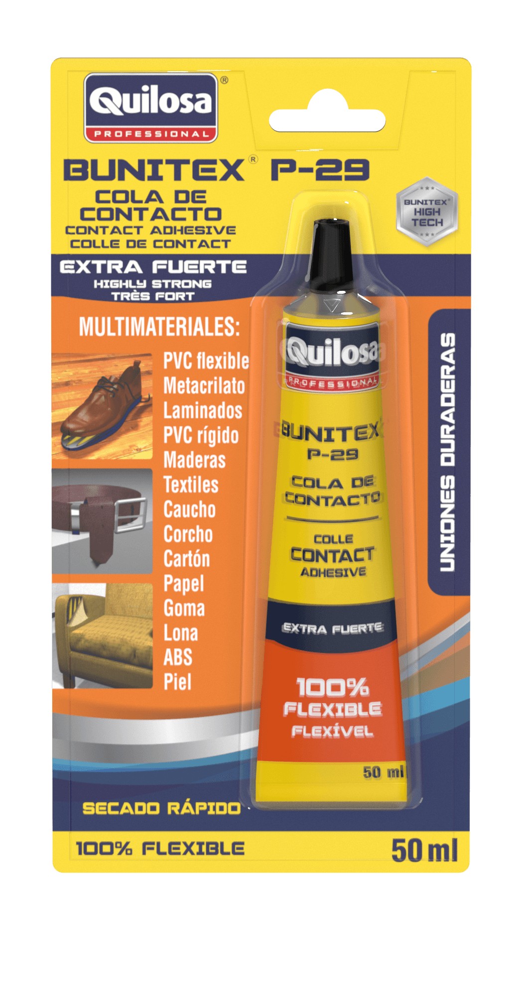 BUNITEX P-29 Adhesivo de Contacto 50 ml beige