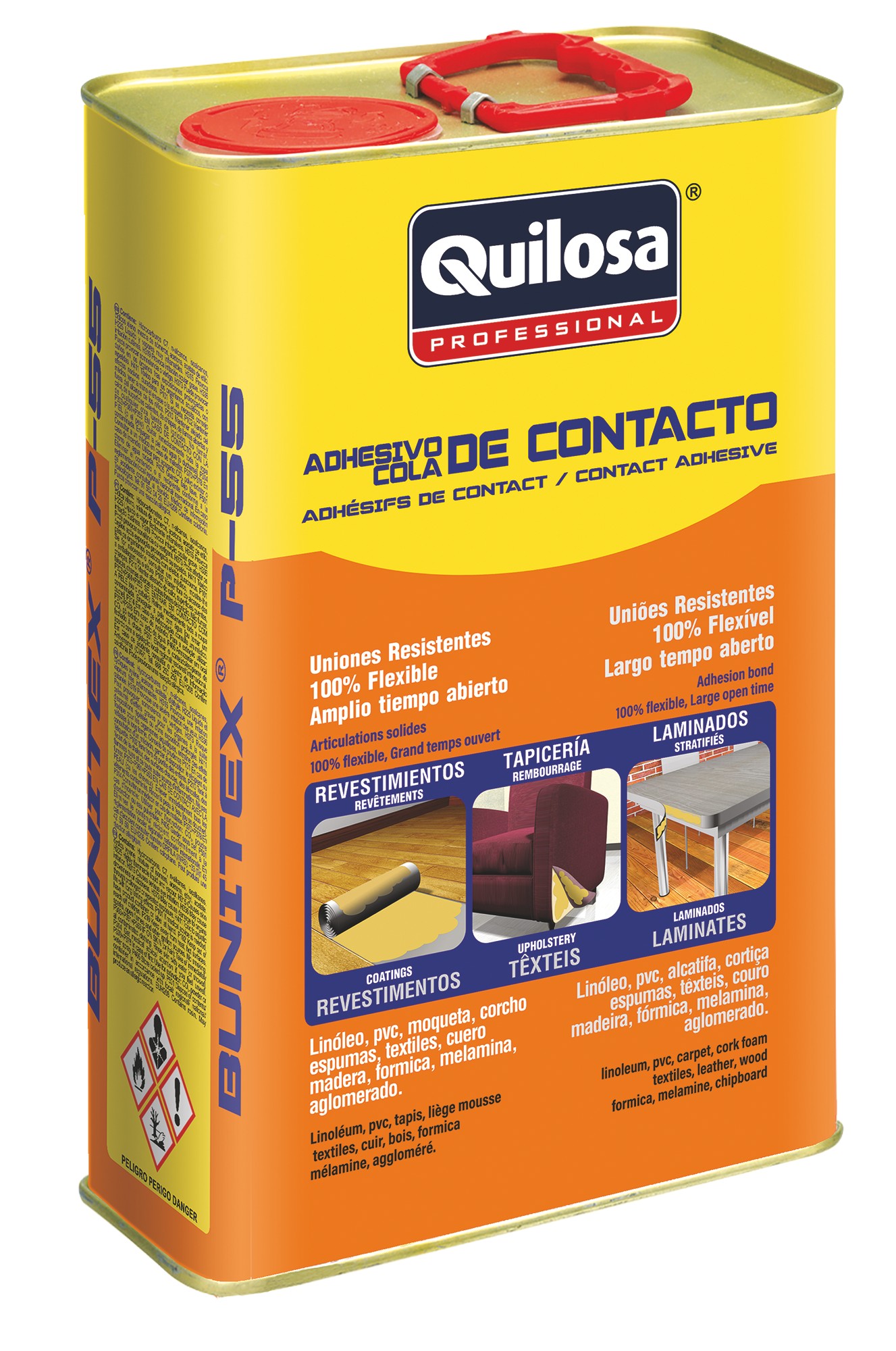 BUNITEX P-55 Adhesivo de Contacto 5 l miel