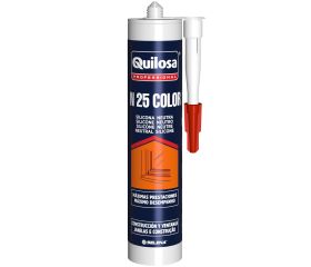 N 25 Color Silicona Neutra 300 ml RAL 1013 blanco perla