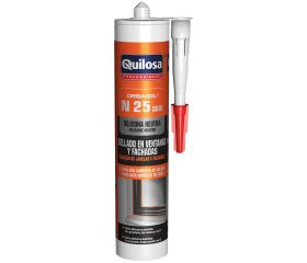 N 25 Color Silicona Neutra 300 ml RAL 7022 gris sombra